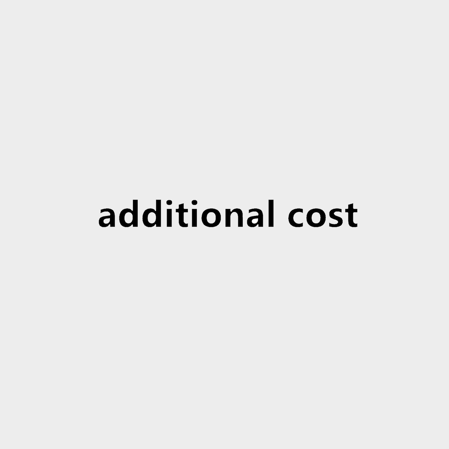 Additional cost-295