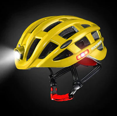 Bicycle Warning Light Alarm Helmet